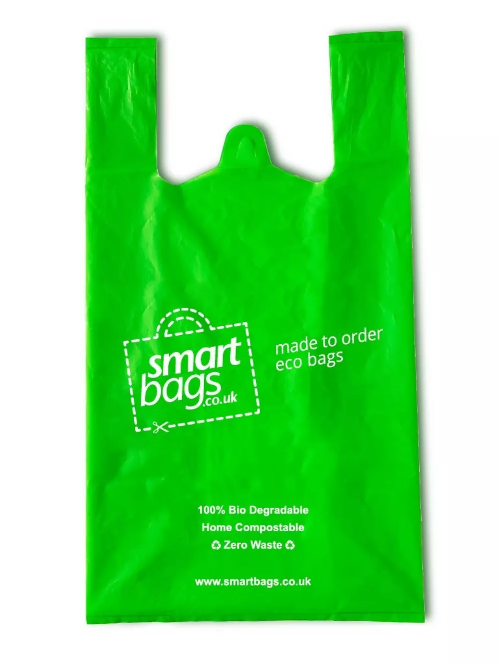 Leave Zero Waste with our NEW Biodegradable Carrier Bags: Go Green, Get Seen!